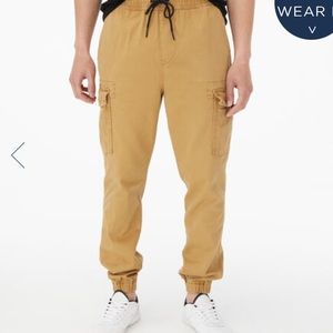 Twill Cargo Joggers
